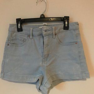 Forever 21 Light-wash Distressed Jean shorts